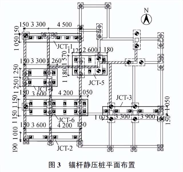 江北既有建筑高位基础加固及顶升纠倾施工